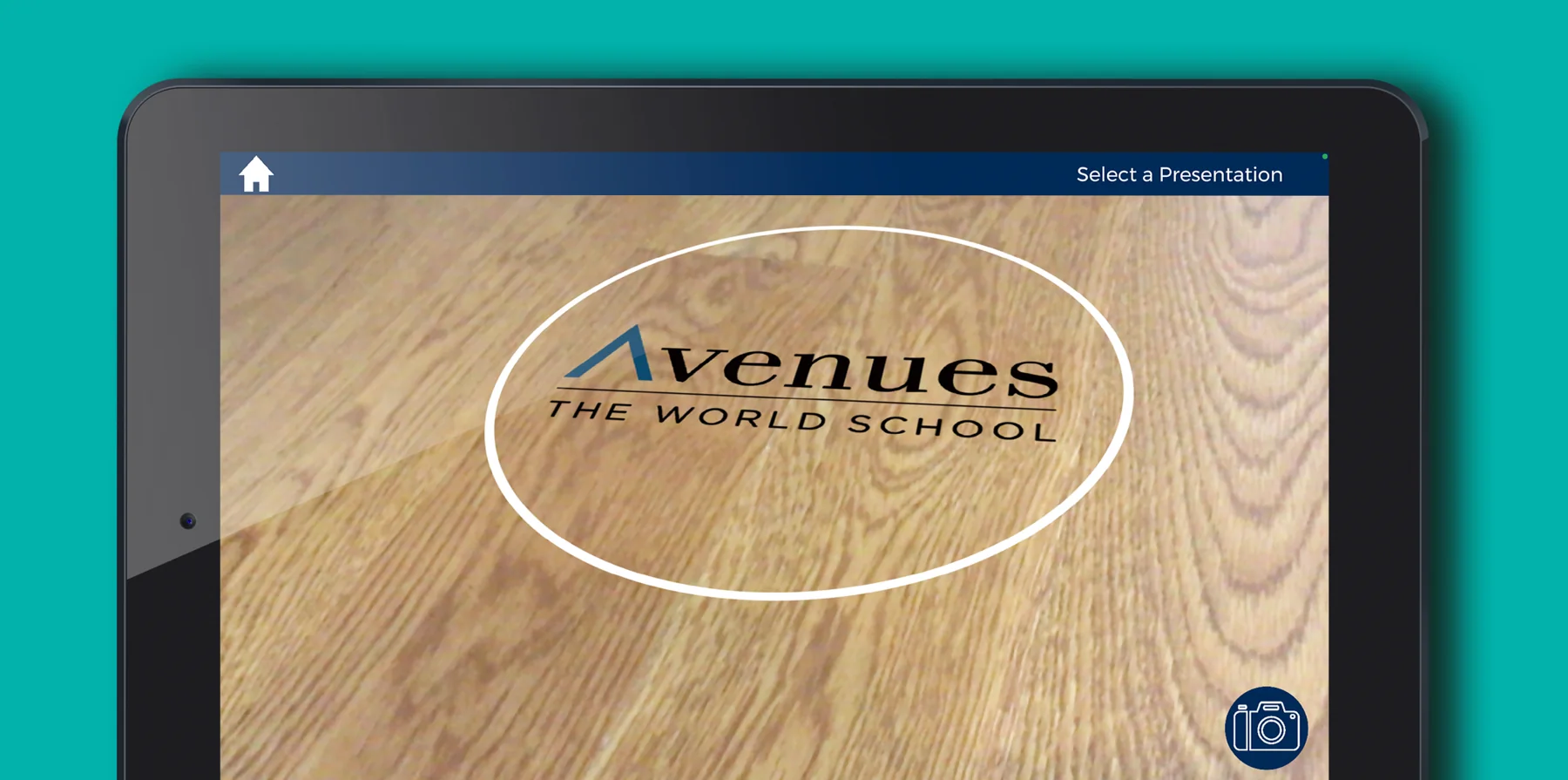 Avenues ARea school branding in augmented reality