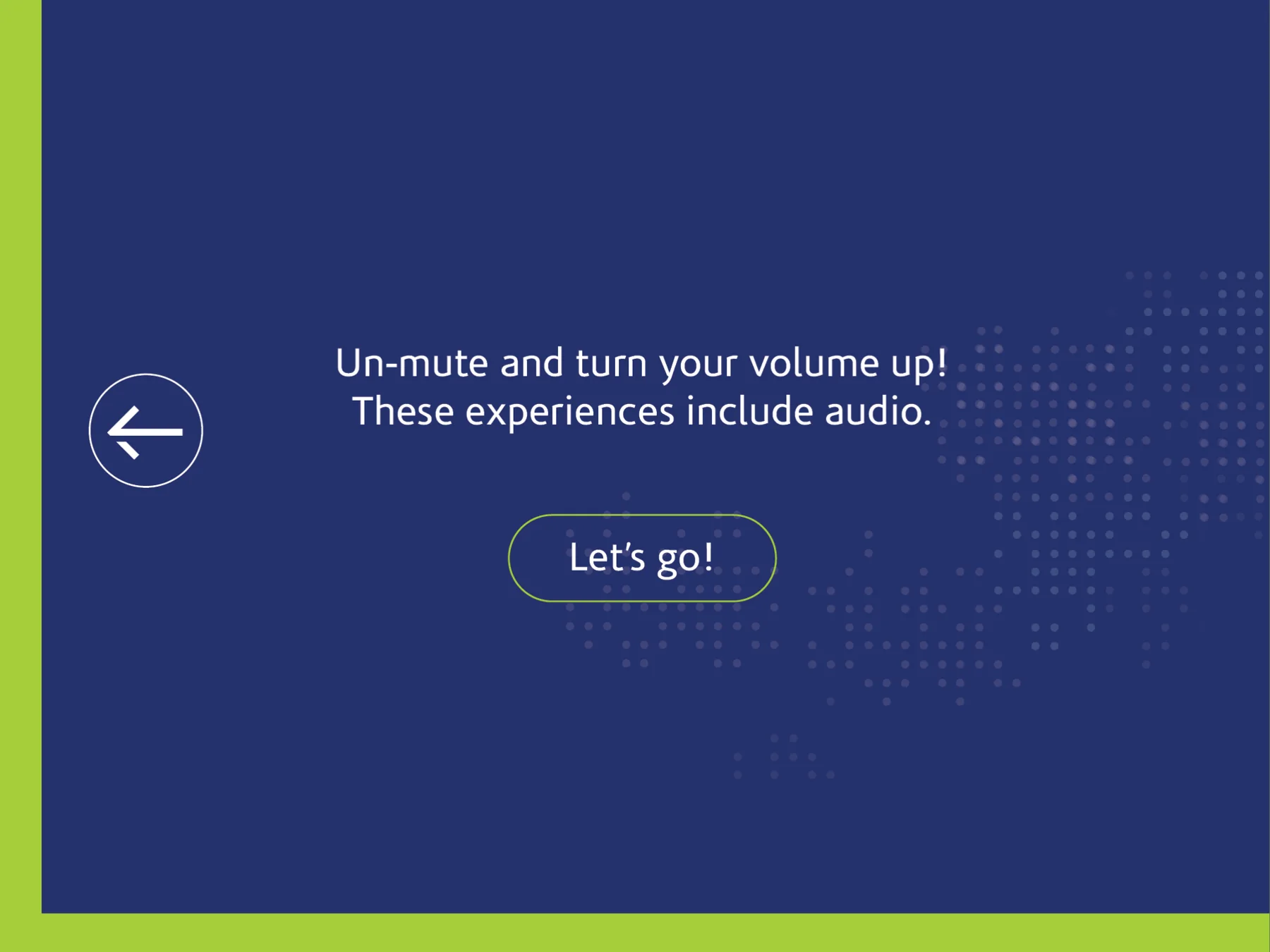GEMS AR sound instructions