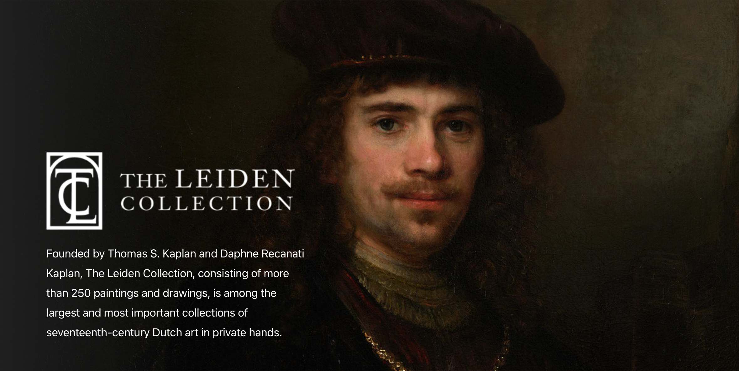 The Leiden Collection website credits and project team
